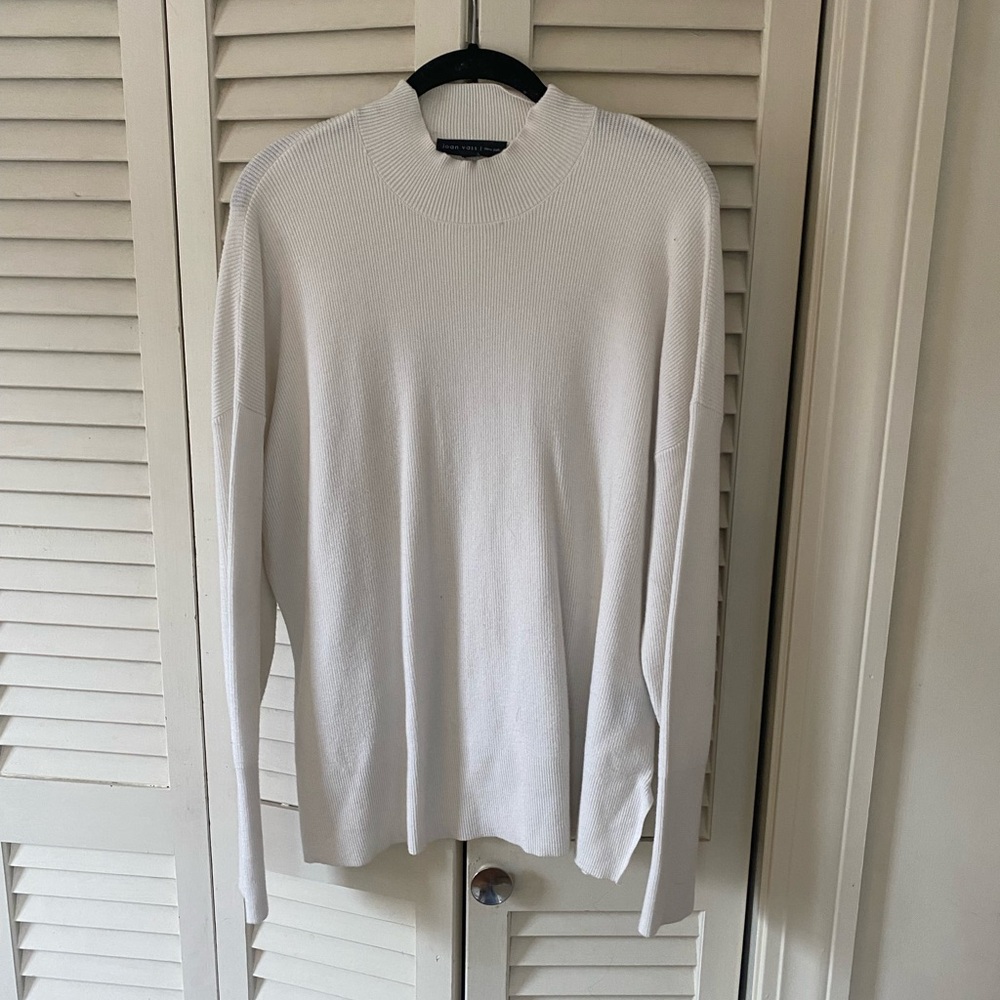 Joan Vass White Sweater